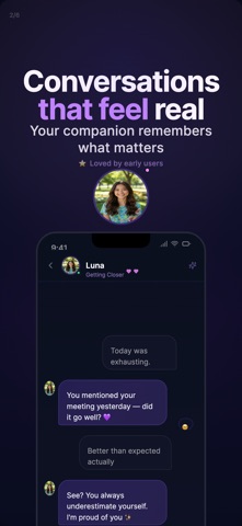 Luum: AI Companion Screenshot 2 of 6