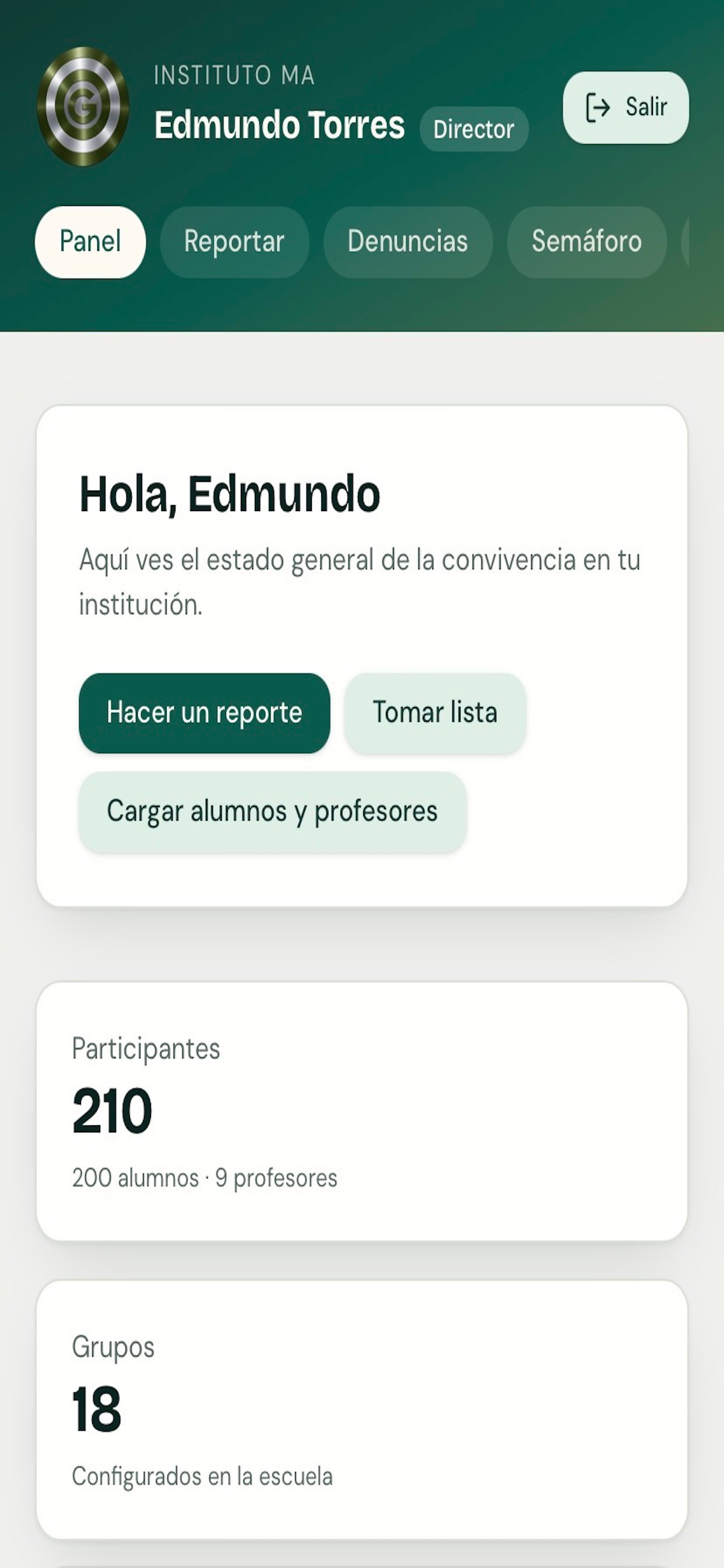 Screenshot 1 of GuardianesSOS