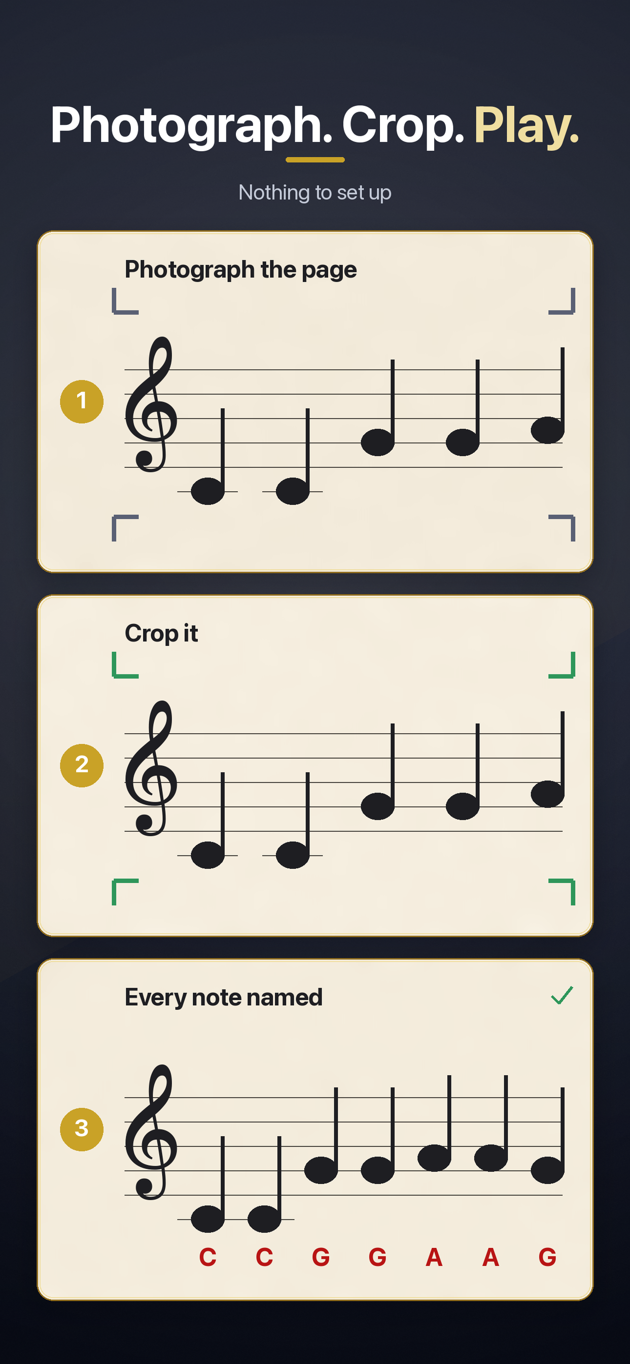 Note Names: Sheet Music Scan screenshot 3