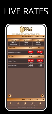Gold Core Precious Metals screenshot