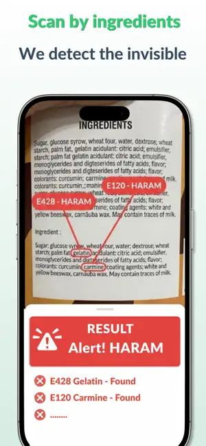 TagHalal: Halal Food Scanner iPhone screenshot 2
