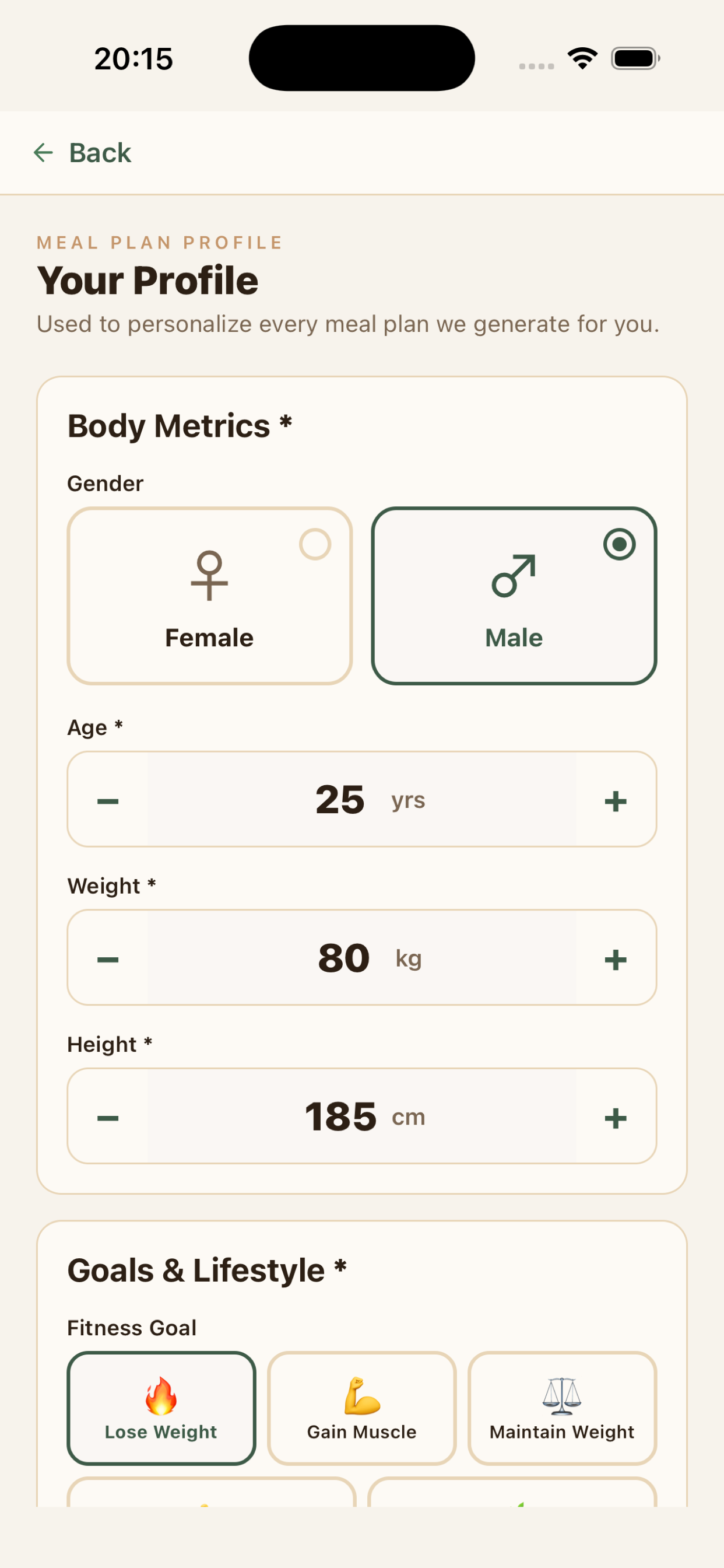 NutriPlan Meal Planner screenshot 7