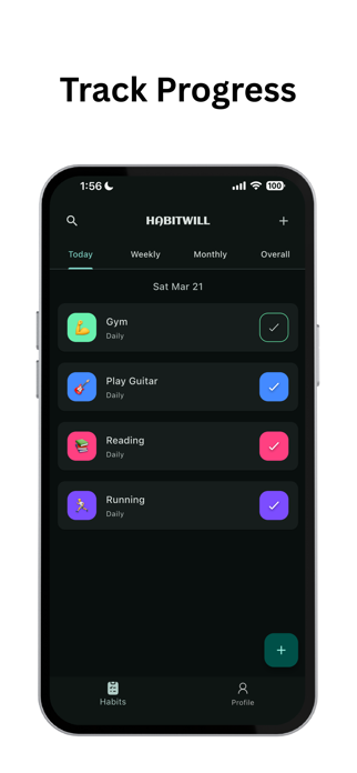 Habit Tracker - Habitwill Screenshot 3 of 7