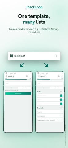 CheckLoop: Reusable Checklists Screenshot 2 of 10