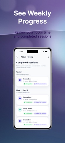 FocusCoach: Deep Work Timer screenshot