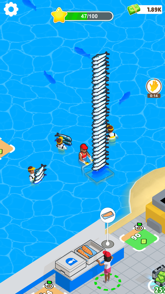 #4. Mastery Fisherman - Simulation (iOS) 来自: ONIGIRI GAMES