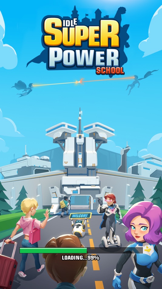 #1. Idle Superpower School (iOS) 由: 武汉九龙云天信息科技有限公司
