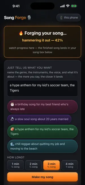 Song Forge - AI Song Maker screenshot 4