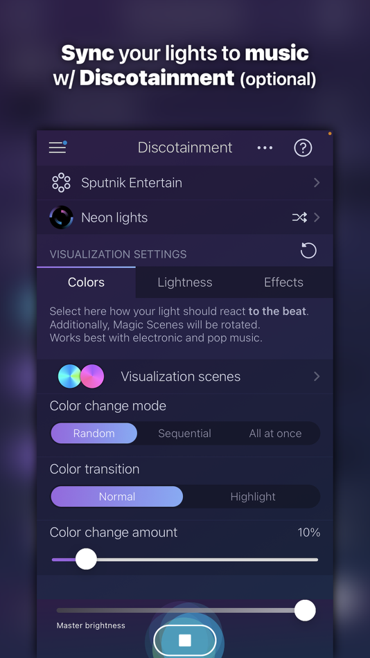 #3. iConnectHue for Philips Hue (iOS) Podle: Stefan Gohler