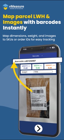 vMeasure Mobile Dimensioner Screenshot 8 of 10