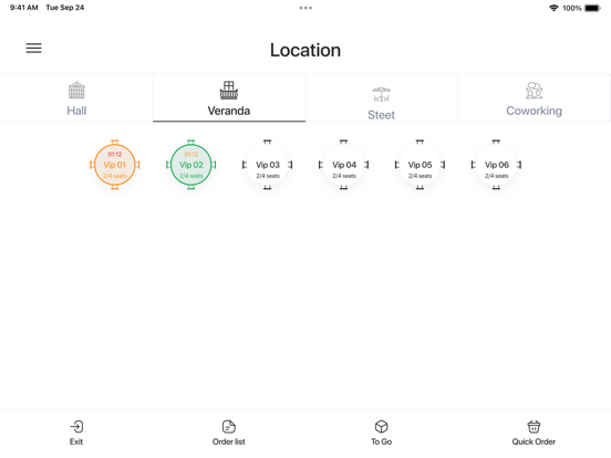 PalomaPOS iPad screenshot 1 - Business app