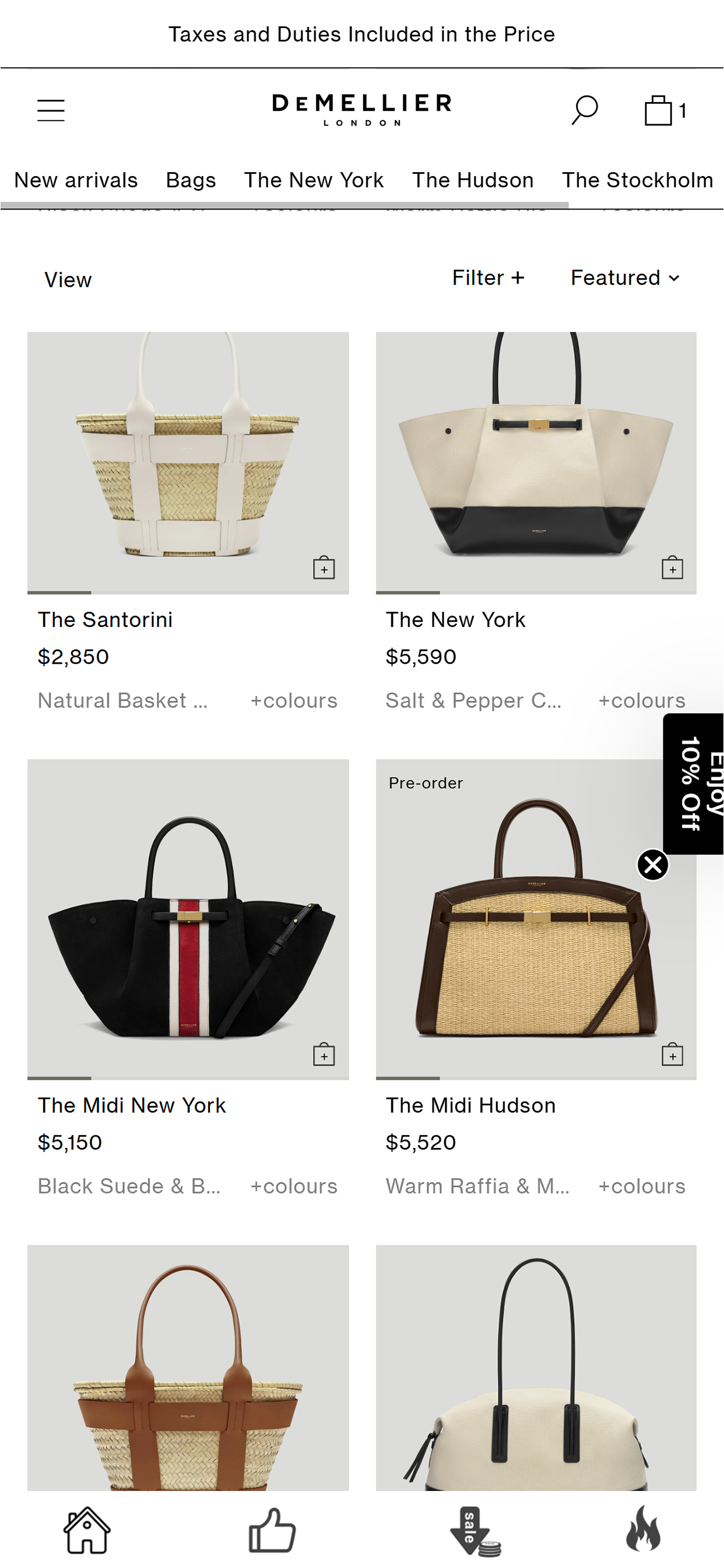 Shop Handmade-DeMellier Bags