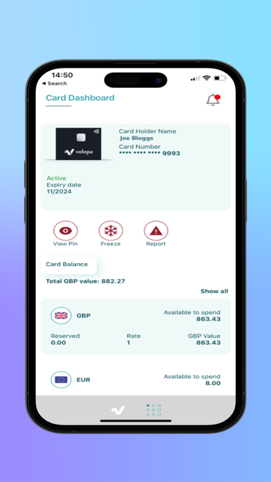 Volopa Business Screenshot