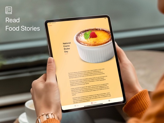 Food Holidays Calendar iPad screenshot 4 - Food & Drink app