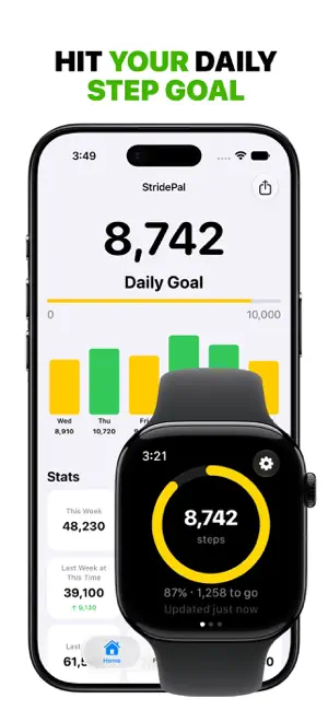 StridePal - Step Counter screenshot 2