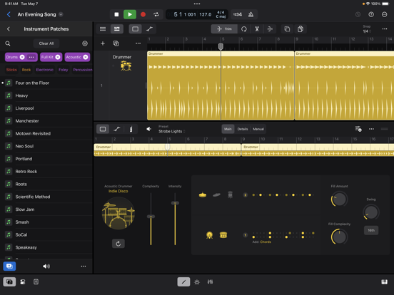 Logic Pro для iPad Screenshots
