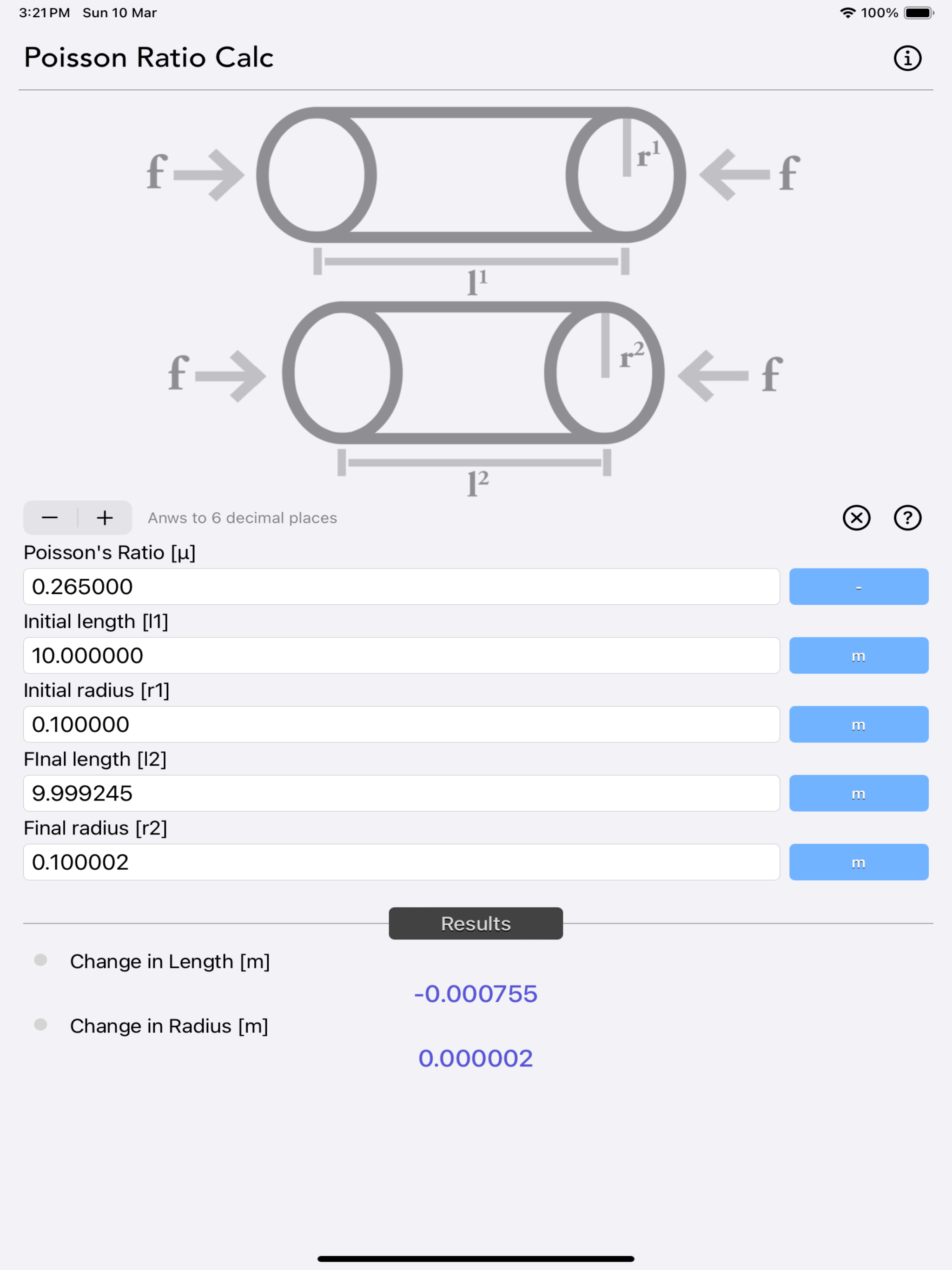 Poisson Ratio Calculator