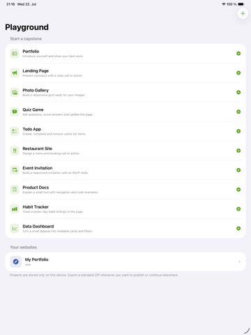 DevMonkey iPad screenshot