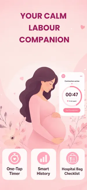 Contraction Timer & Tracker . screenshot 1