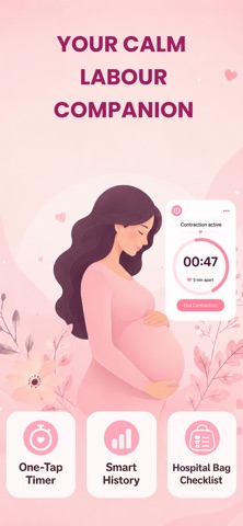 Contraction Timer & Tracker . iPhone screenshot