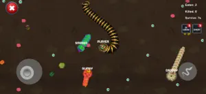 Zombie Slither Worm Snake Game screenshot 3