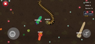 Zombie Slither Worm Snake Game Screenshot 3 of 4