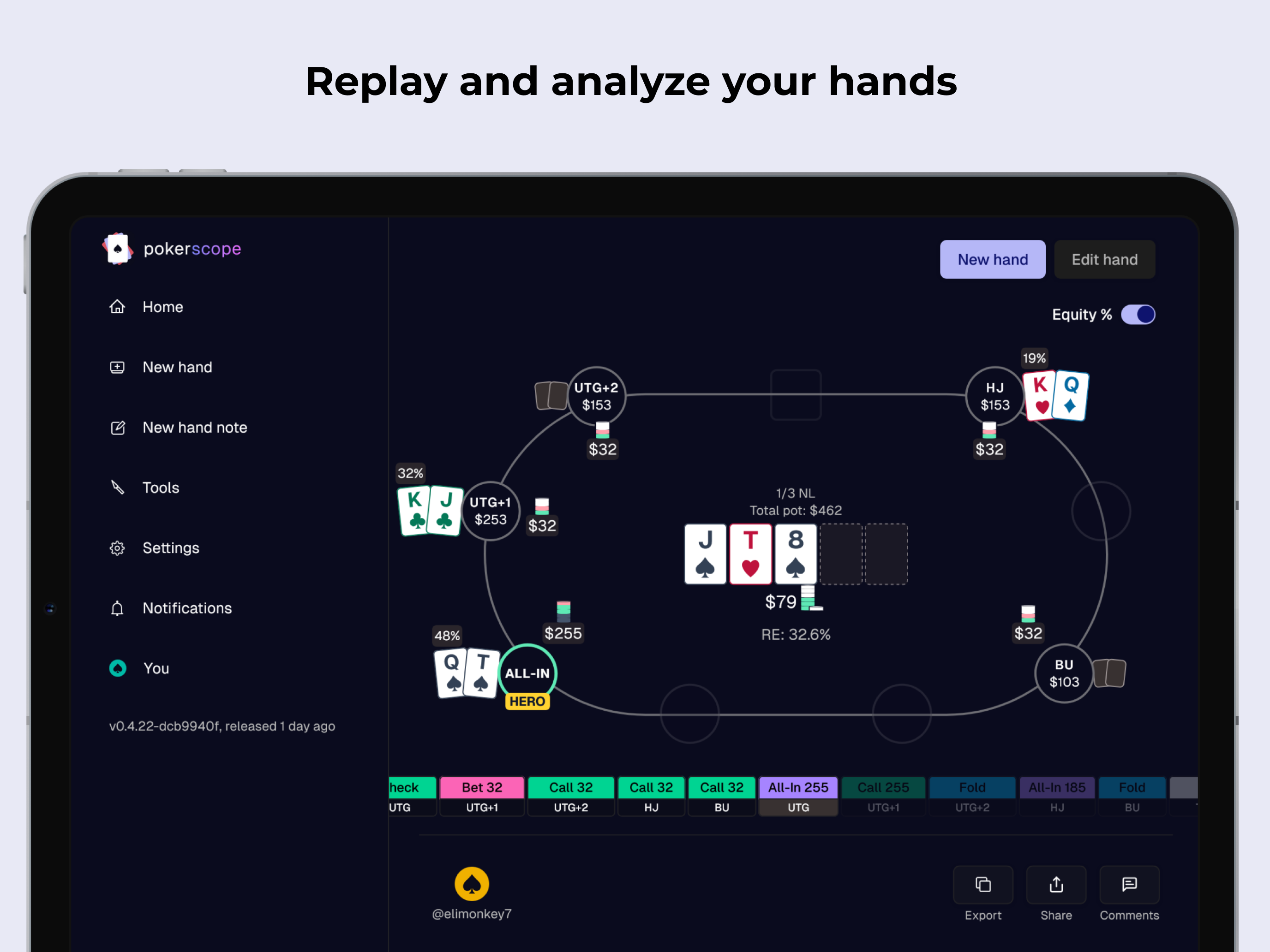 Pokerscope: Track & Study