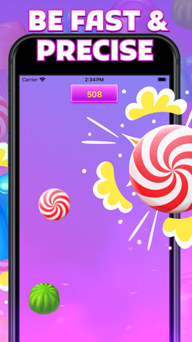 Sweet Click: Catch Lollipops Screenshot