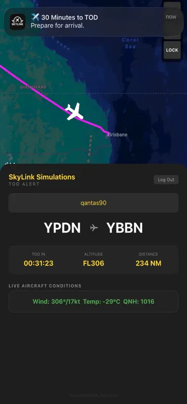 Skylink TOD Alert screenshot 2 of 3