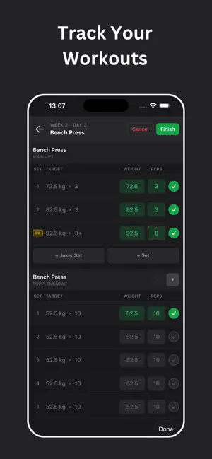 531 Workout Tracker: 5/3/1 Log screenshot 3
