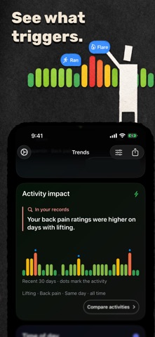 Flare - Chronic Pain Tracker Screenshot 3 of 7
