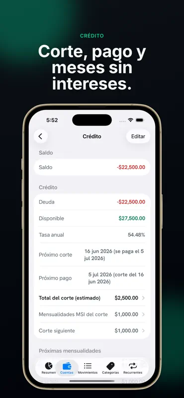 Caudara: Flujo de efectivo screenshot 6 of 7