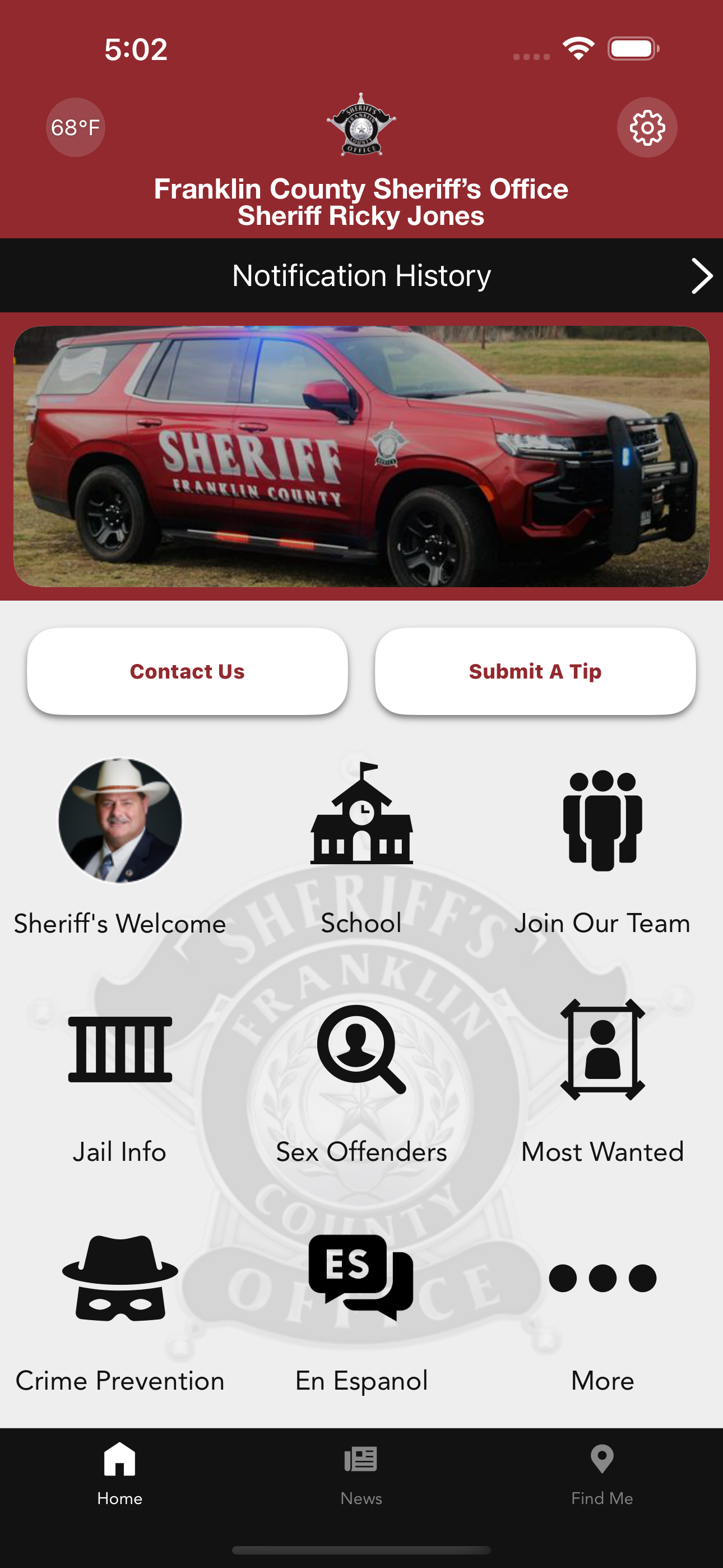 Franklin County Sheriff