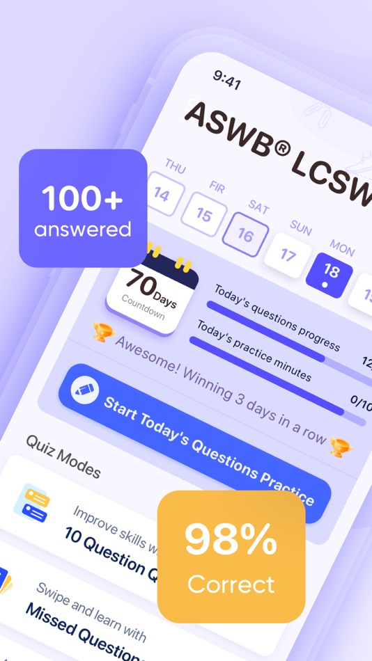 #2. LCSW Exam Prep 2025 (iOS) 由: 和荣 叶