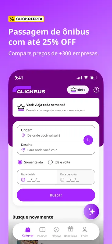ClickBus - Passagens de Ônibus screenshot 2 of 7