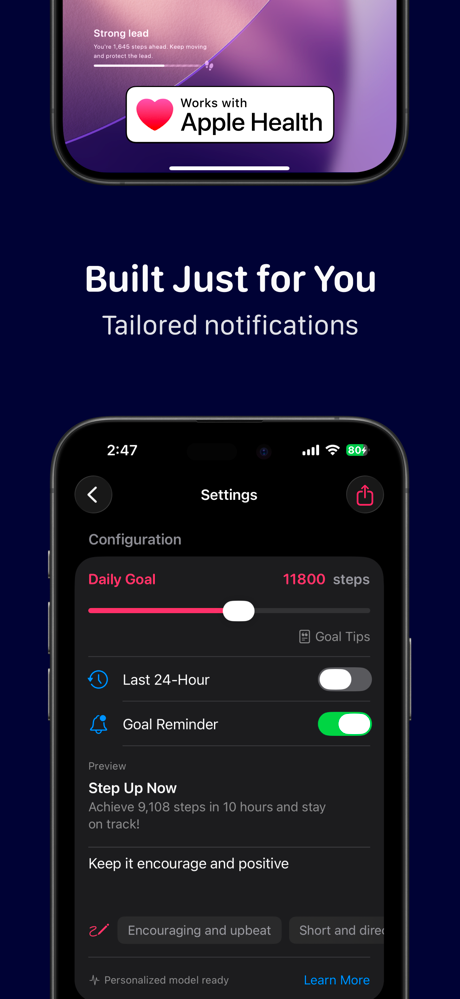 Steps Widget: podómetro simple screenshot 2