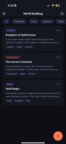 LoreKeep Screenshot 3 of 7