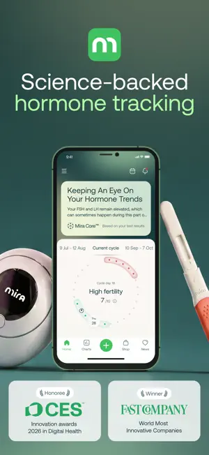 Mira Fertility & Cycle Tracker screenshot 1