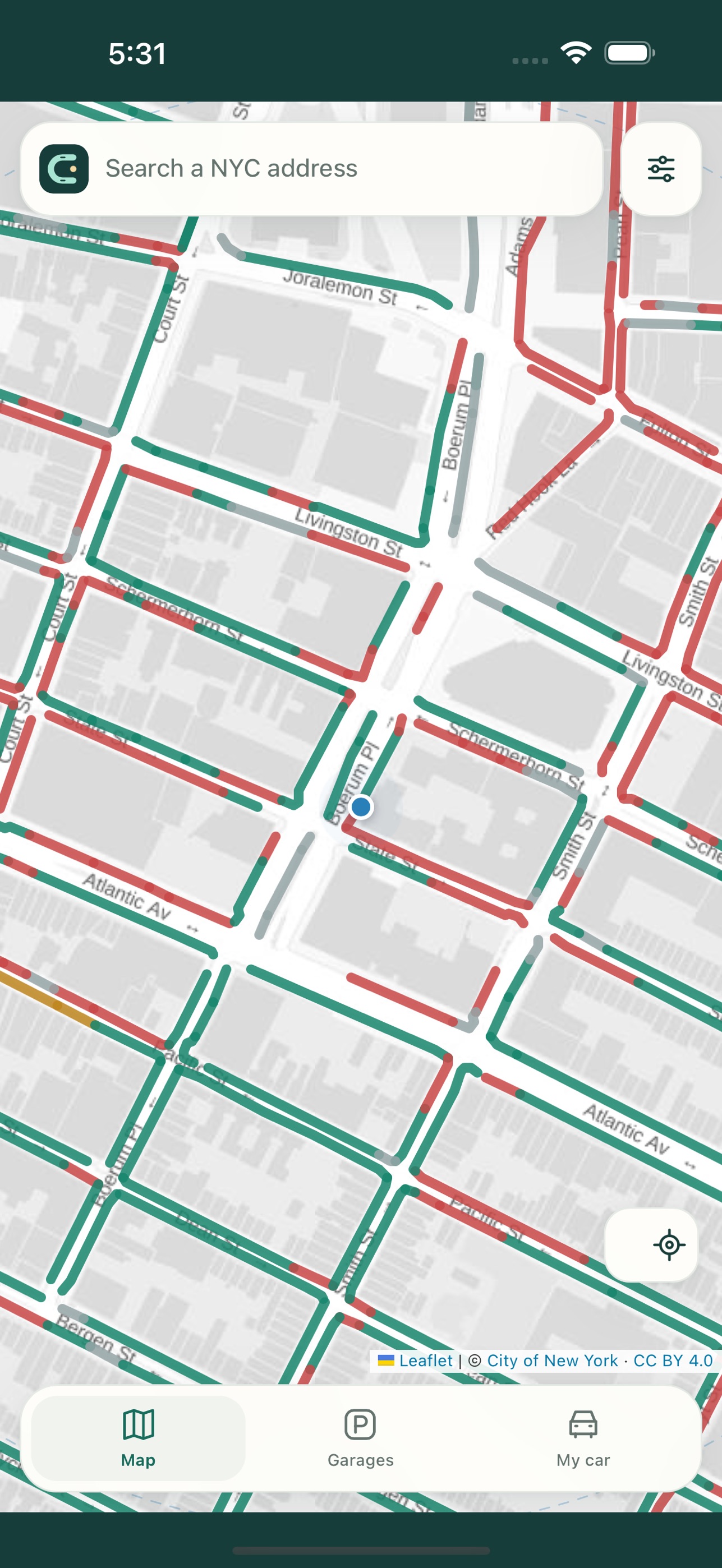 Screenshot 1 of Curbwise NYC Parking