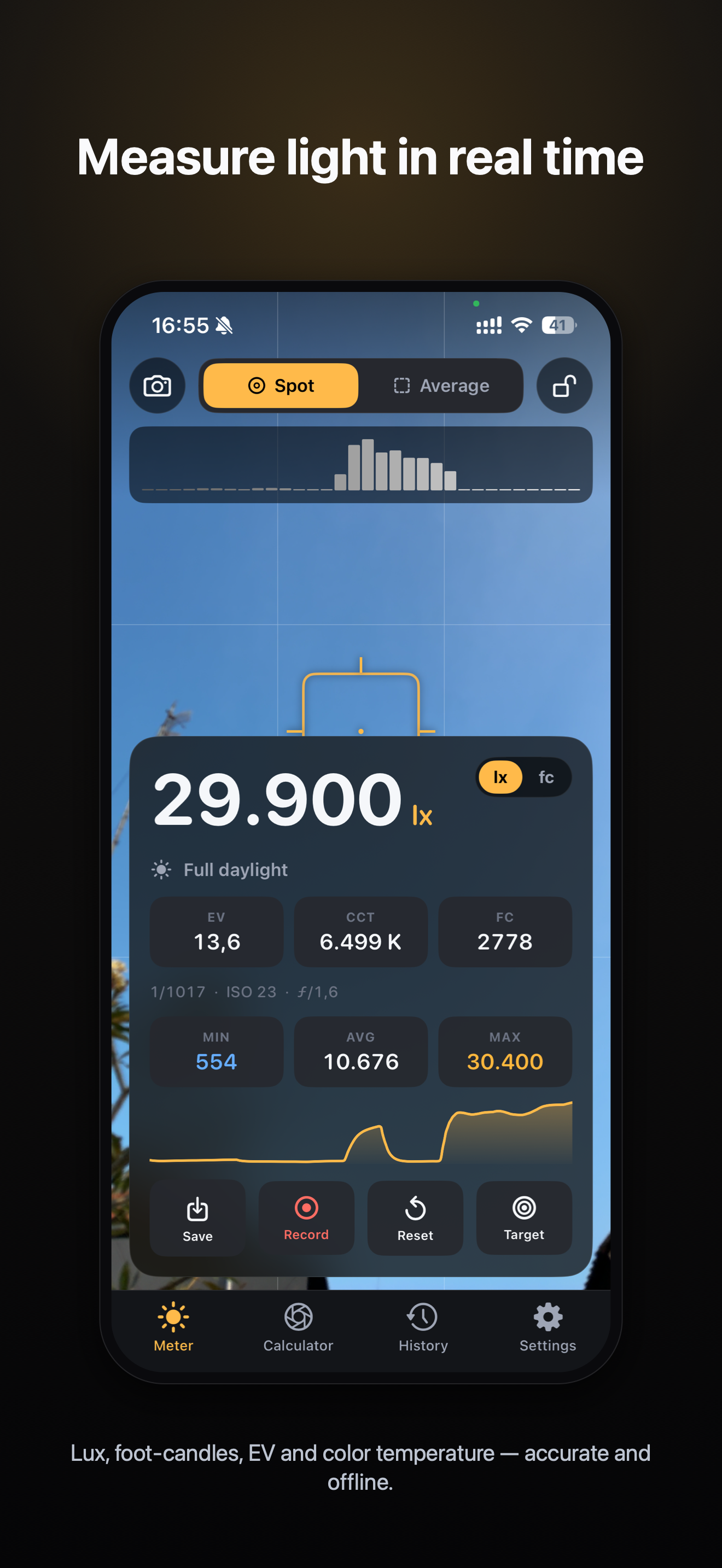 Lux Meter – Light Meter screenshot 3