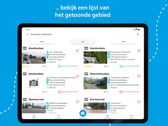 Camperstop-Stopovers in Europe iPad app afbeelding 5