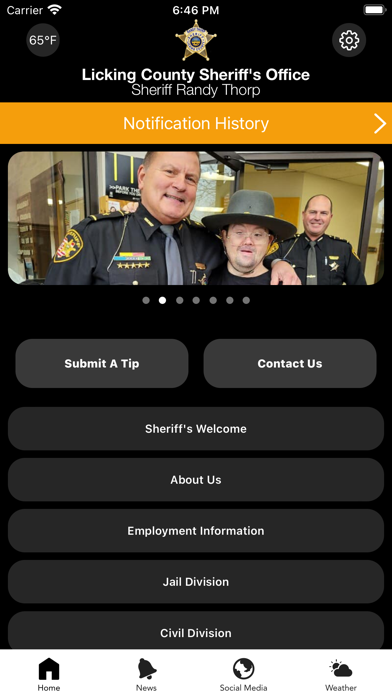 Licking County Sheriffs Office Screenshot