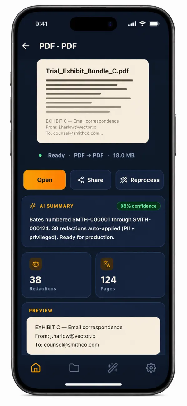 Screenshot #3 pour Smart AI PDF Converter