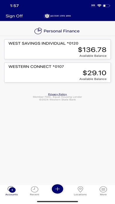Western State Bank KS Screenshot