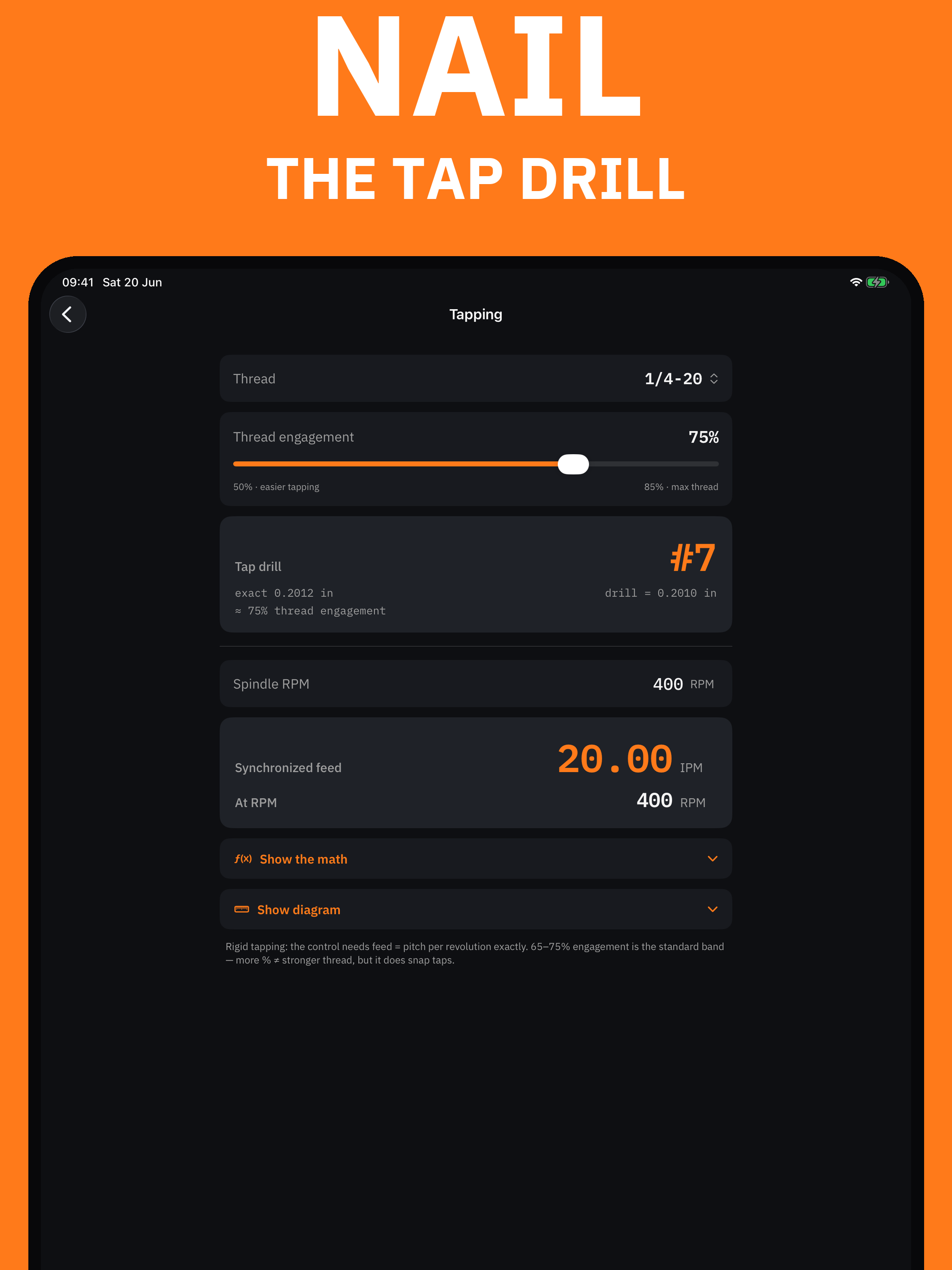 CNC Machinist Calculator App screenshot 12