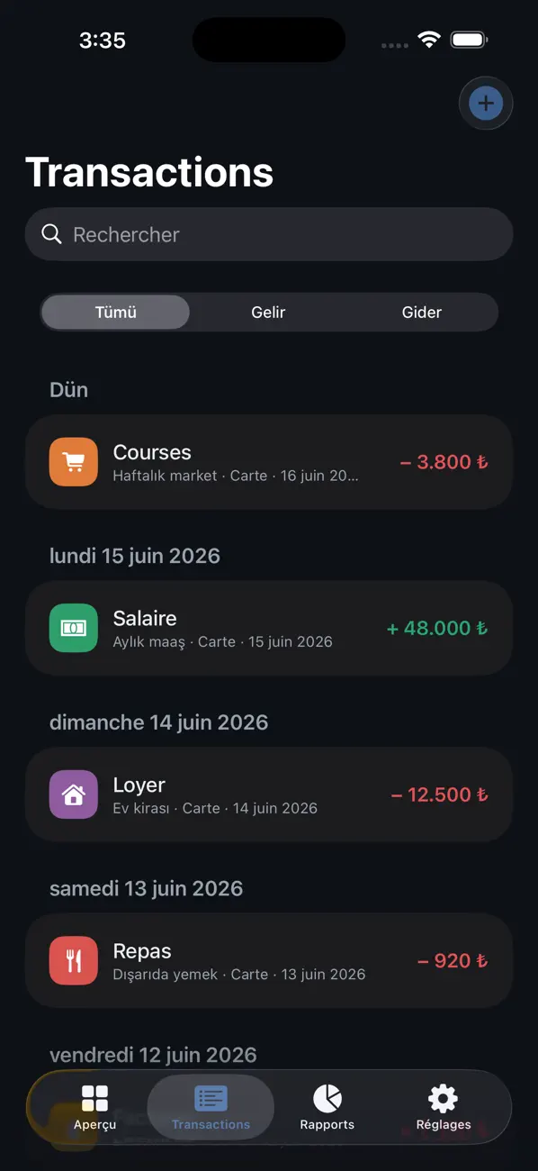 Screenshot #3 pour Comptabilité Mobile