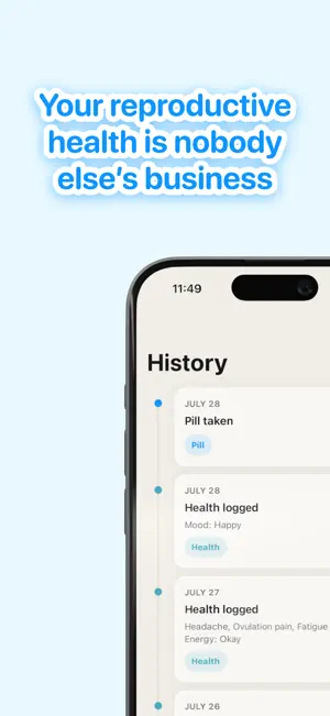 Lua: Period & Birth Control screenshot 4