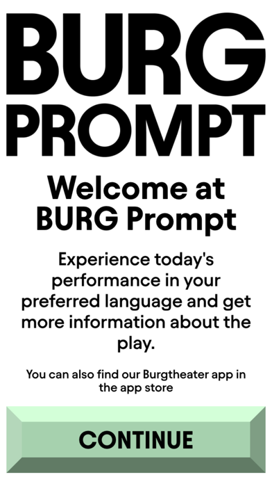 Burgtheater PROMPT Screenshot