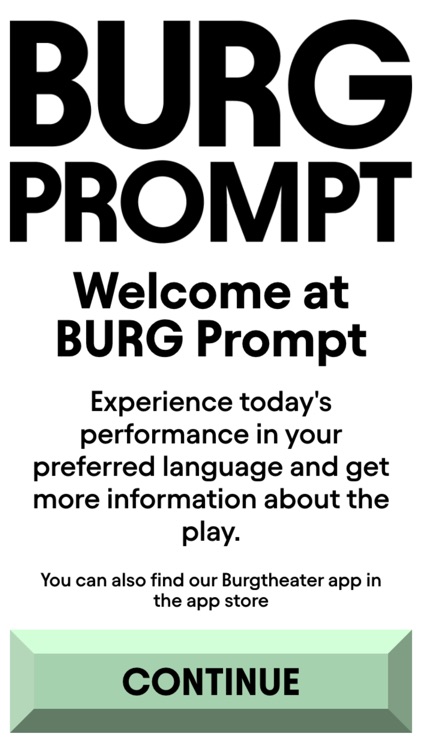 Burgtheater PROMPT