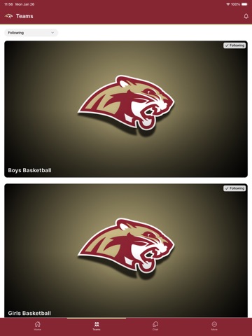 Lakeville South Cougars iPad screenshot